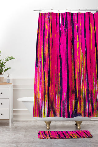Sophia Buddenhagen Vibrance Shower Curtain And Mat