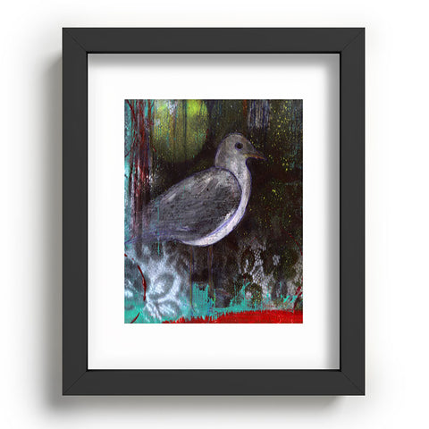 Sophia Buddenhagen White Bird 1 Recessed Framing Rectangle