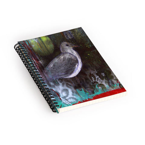 Sophia Buddenhagen White Bird 1 Spiral Notebook