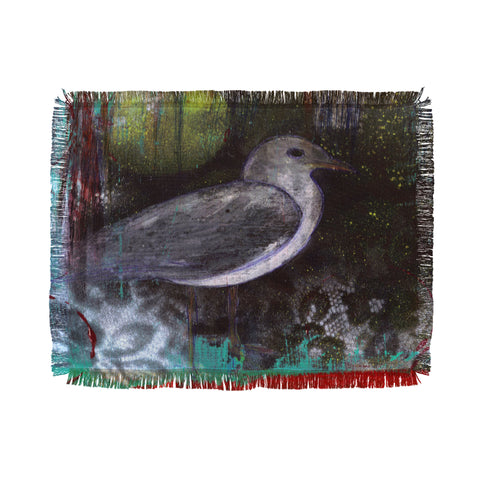 Sophia Buddenhagen White Bird 1 Throw Blanket