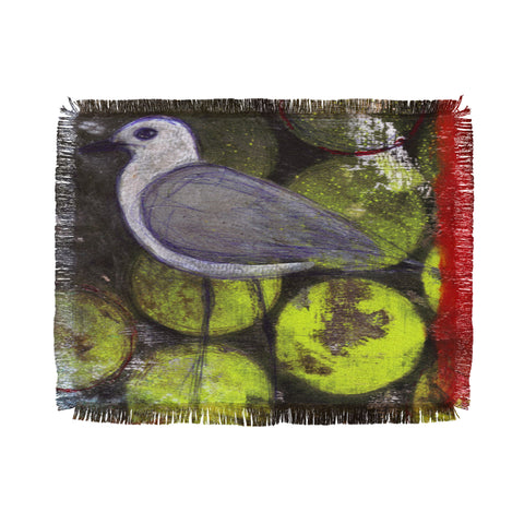 Sophia Buddenhagen White Bird 2 Throw Blanket