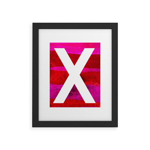 Sophia Buddenhagen X Framed Art Print