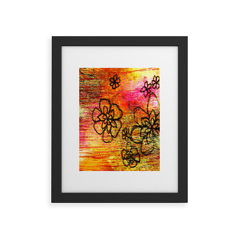 Sophia Buddenhagen Yellow Flowers Framed Art Print