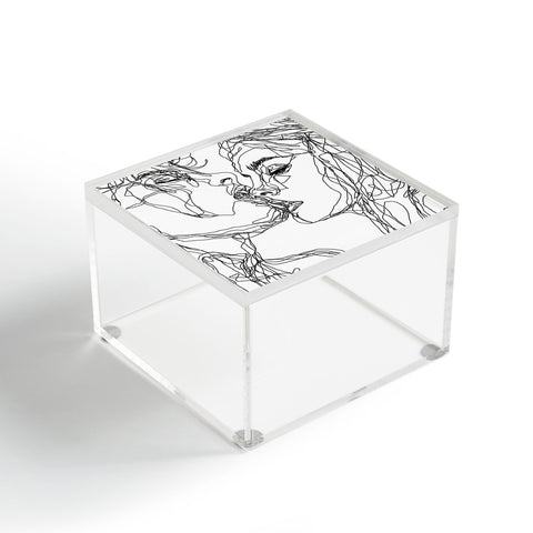 Sophie Schultz Kiss more often BW Acrylic Box