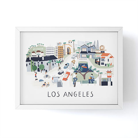 sophiequi Los Angeles I Framed Mini Art Print