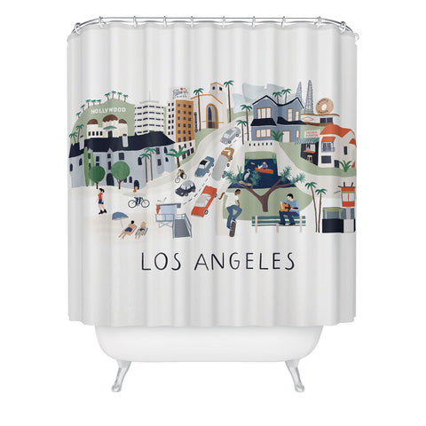 sophiequi Los Angeles I Shower Curtain