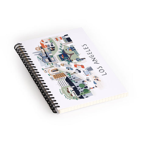sophiequi Los Angeles I Spiral Notebook