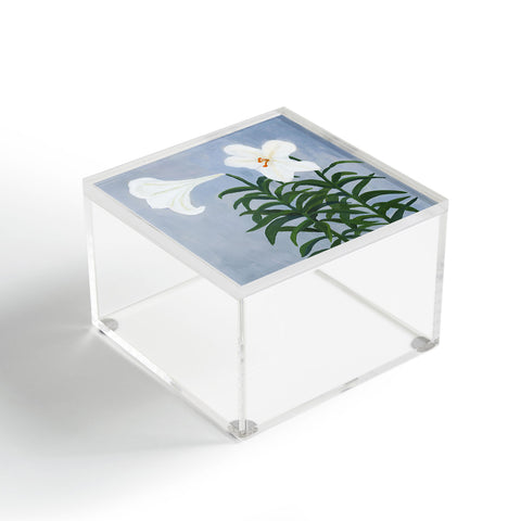 sophiequi Twin Lilies Acrylic Box
