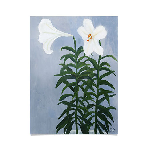 sophiequi Twin Lilies Poster