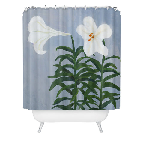 sophiequi Twin Lilies Shower Curtain