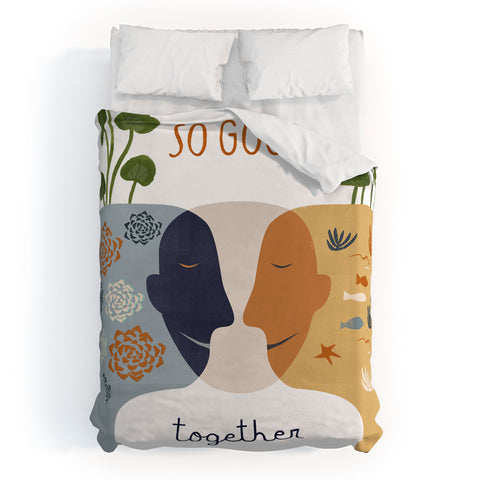 sophiequi Were So Good Together Duvet Cover