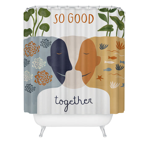 sophiequi Were So Good Together Shower Curtain