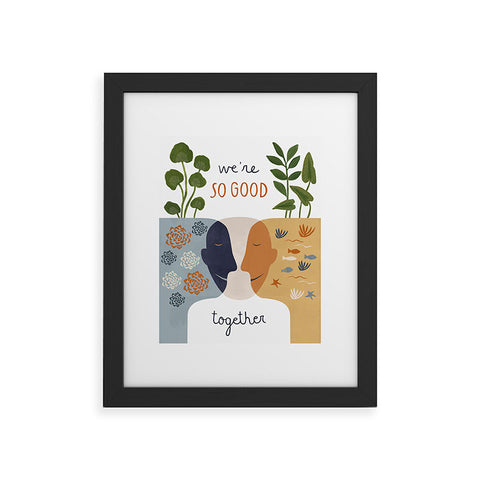 sophiequi Were So Good Together Framed Art Print