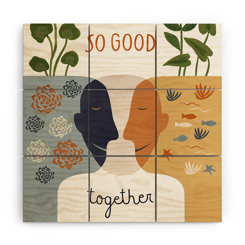 sophiequi Were So Good Together Wood Wall Mural