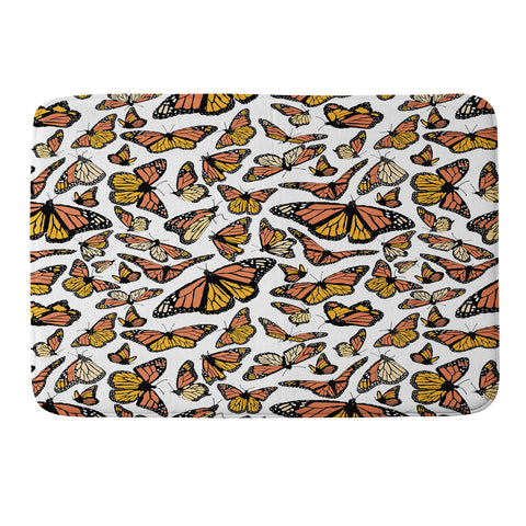 Southerly Design Monarchs in Flight Memory Foam Bath Mat