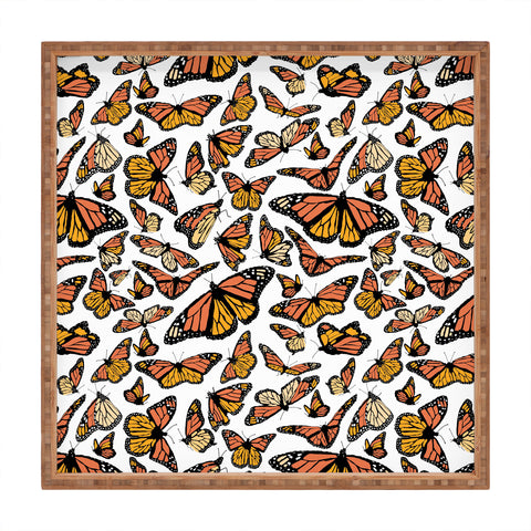 Southerly Design Monarchs in Flight Square Tray