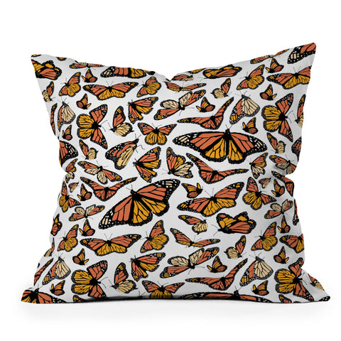 Southerly Design Monarchs in Flight Throw Pillow