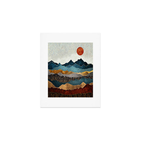 SpaceFrogDesigns Amber Dusk Art Print