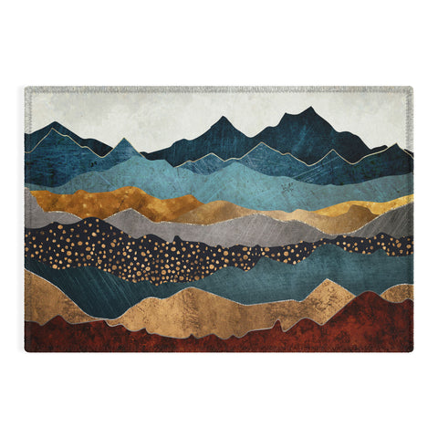 SpaceFrogDesigns Amber Dusk Outdoor Rug