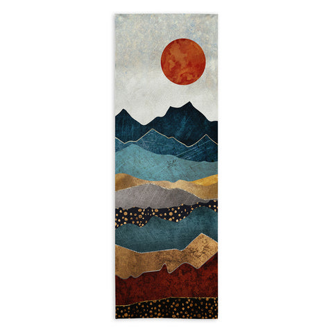 SpaceFrogDesigns Amber Dusk Yoga Towel