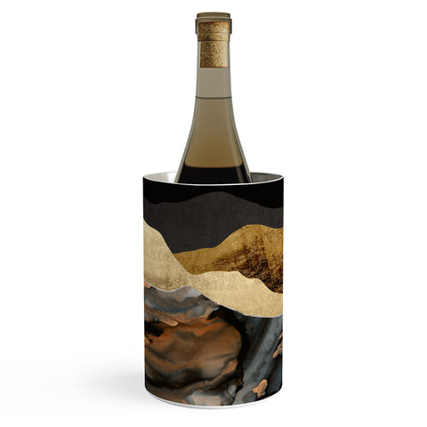 SpaceFrogDesigns Copper and Gold Mountains Wine Chiller