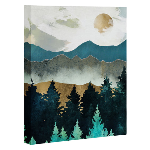SpaceFrogDesigns Forest Mist Art Canvas