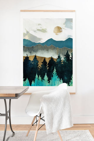 SpaceFrogDesigns Forest Mist Art Print And Hanger