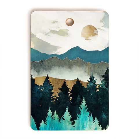 SpaceFrogDesigns Forest Mist Cutting Board Rectangle