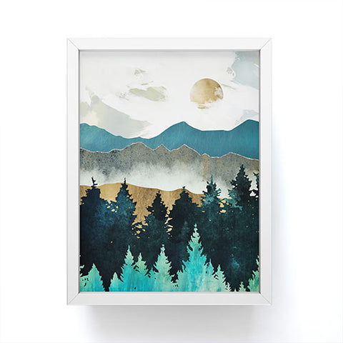 SpaceFrogDesigns Forest Mist Framed Mini Art Print