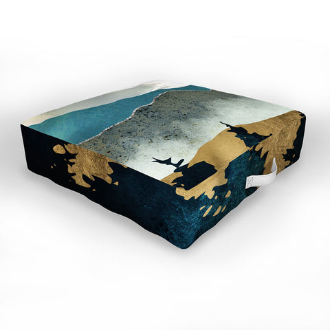 SpaceFrogDesigns Forest Mist Outdoor Floor Cushion