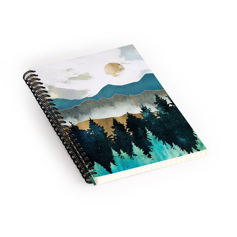 SpaceFrogDesigns Forest Mist Spiral Notebook