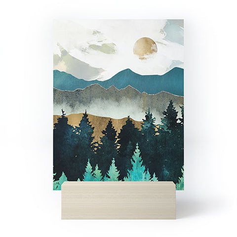 SpaceFrogDesigns Forest Mist Mini Art Print