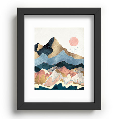 SpaceFrogDesigns Golden Peaks Recessed Framing Rectangle