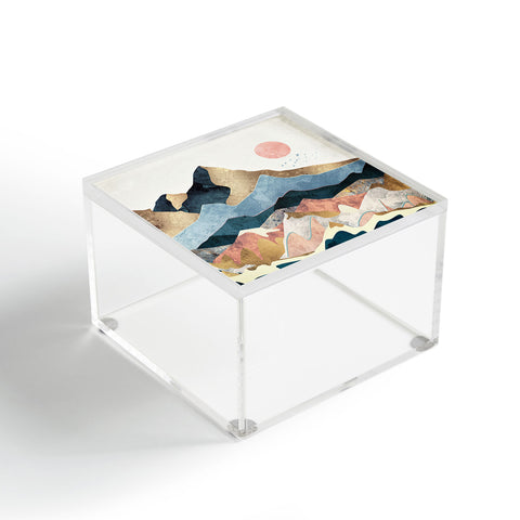 SpaceFrogDesigns Golden Peaks Acrylic Box