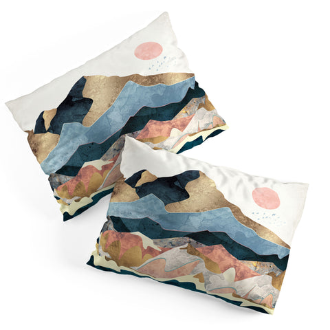 SpaceFrogDesigns Golden Peaks Pillow Shams