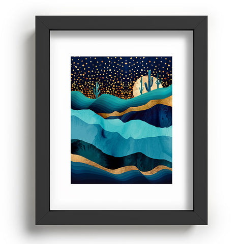 SpaceFrogDesigns Indigo Desert Night Recessed Framing Rectangle