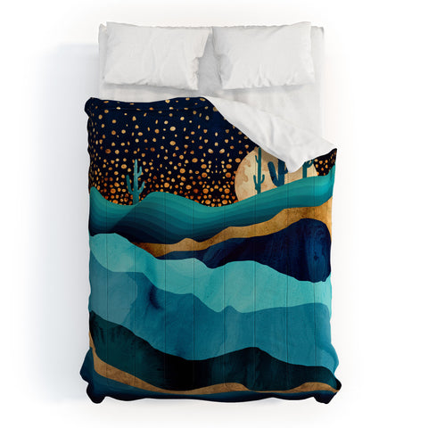 SpaceFrogDesigns Indigo Desert Night Comforter