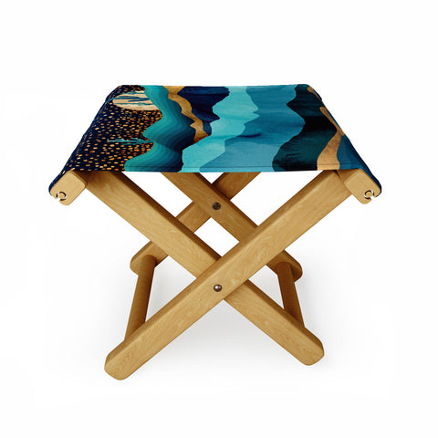 SpaceFrogDesigns Indigo Desert Night Folding Stool