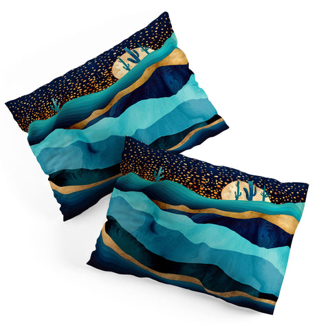 SpaceFrogDesigns Indigo Desert Night Pillow Shams