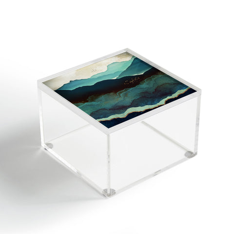 SpaceFrogDesigns Indigo Mountains Acrylic Box