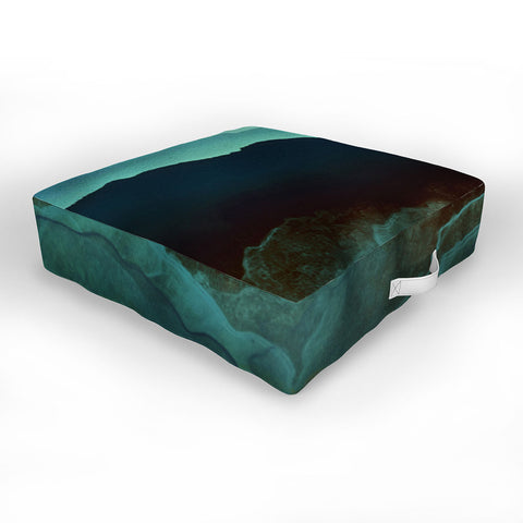 SpaceFrogDesigns Indigo Mountains Outdoor Floor Cushion