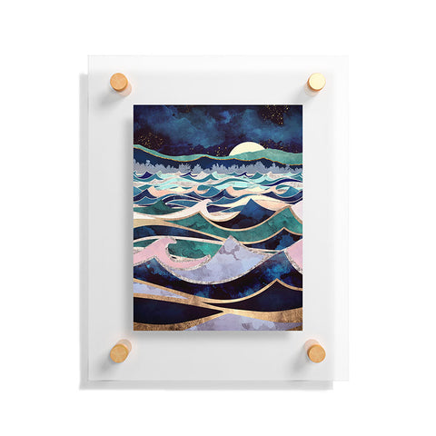 SpaceFrogDesigns Moonlit Ocean Floating Acrylic Print