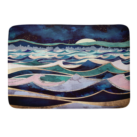 SpaceFrogDesigns Moonlit Ocean Memory Foam Bath Mat