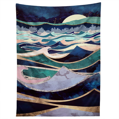 SpaceFrogDesigns Moonlit Ocean Tapestry