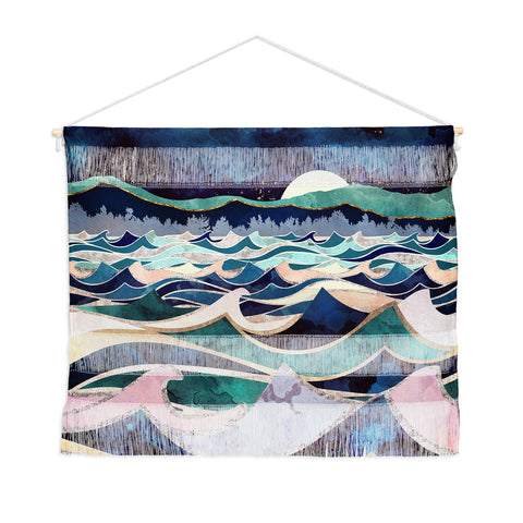 SpaceFrogDesigns Moonlit Ocean Wall Hanging Landscape