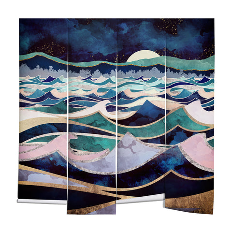 SpaceFrogDesigns Moonlit Ocean Wall Mural