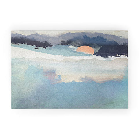 SpaceFrogDesigns Mountain Dream Welcome Mat