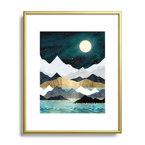 SpaceFrogDesigns Ocean Stars Metal Framed Art Print