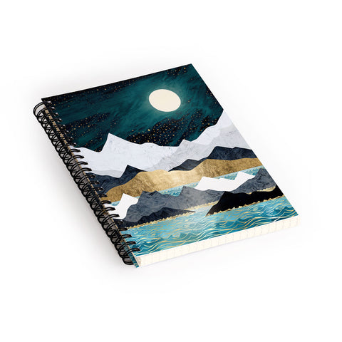 SpaceFrogDesigns Ocean Stars Spiral Notebook