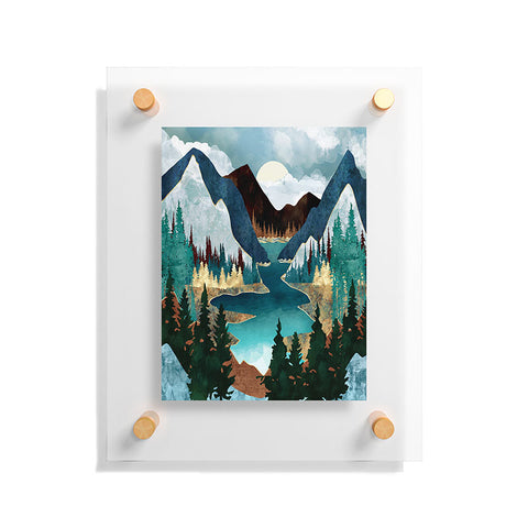 SpaceFrogDesigns River Vista Floating Acrylic Print